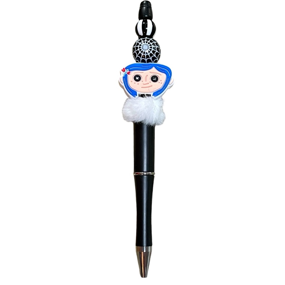 New Coraline focal beaded ballpoint pen - Picture 2 of 2